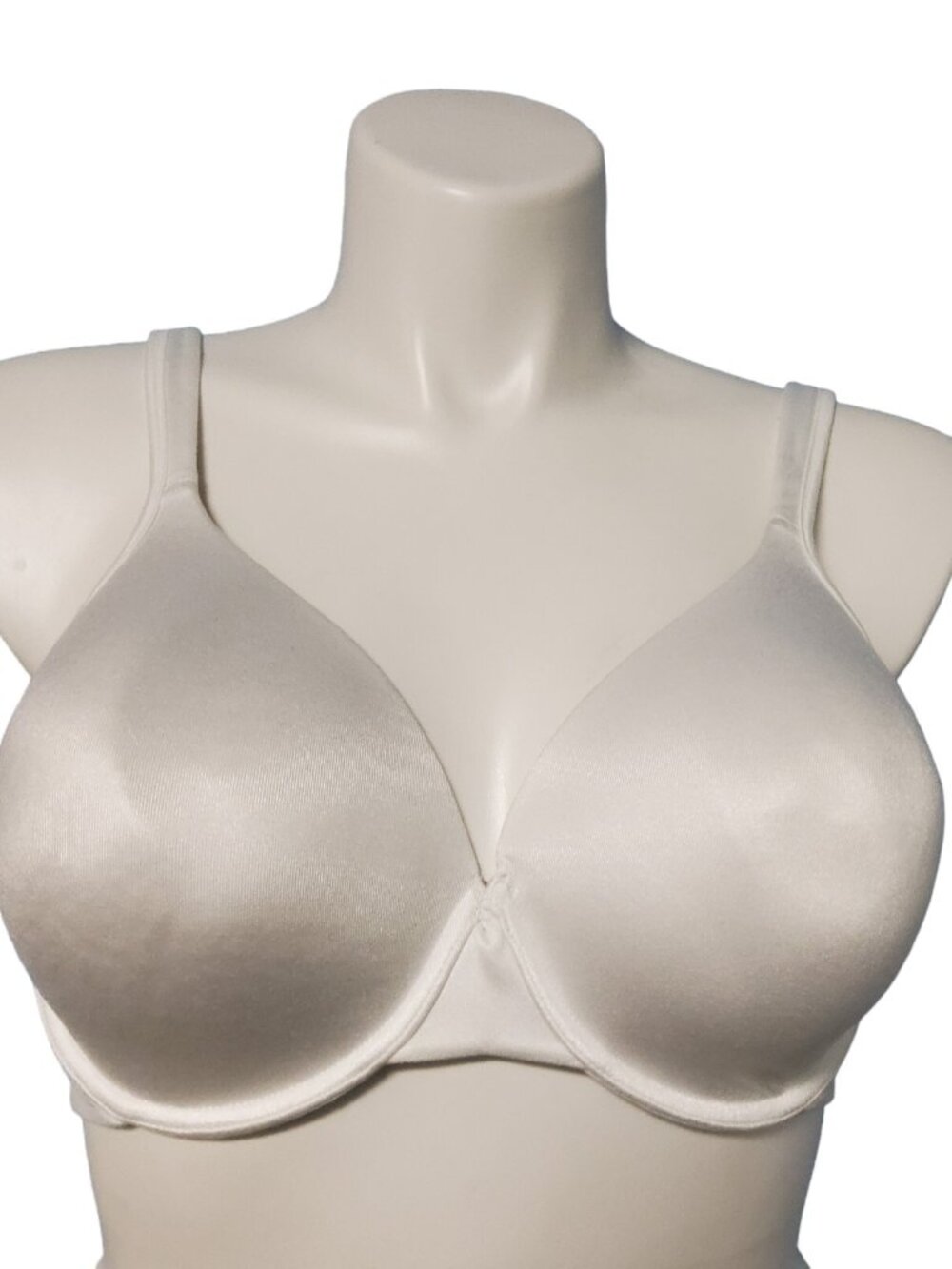 Vanity Fair Bra 40DD White Underwired Padded T-Shirt Beauty Back Full Figure